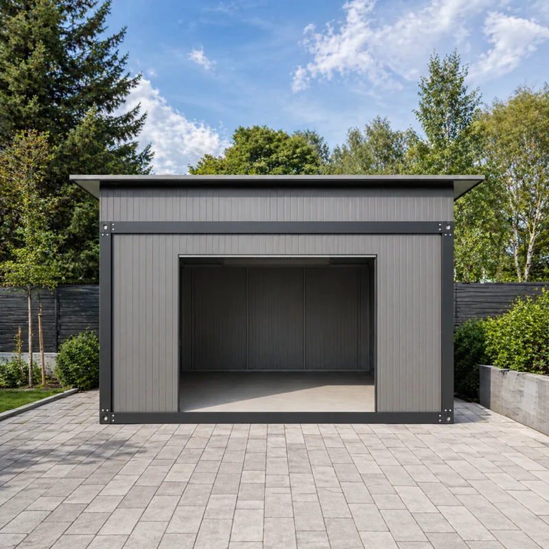 FL Container Garage DIY Assembly Modular Container Garage For Private Vehicle Storage Backyard Garage Building