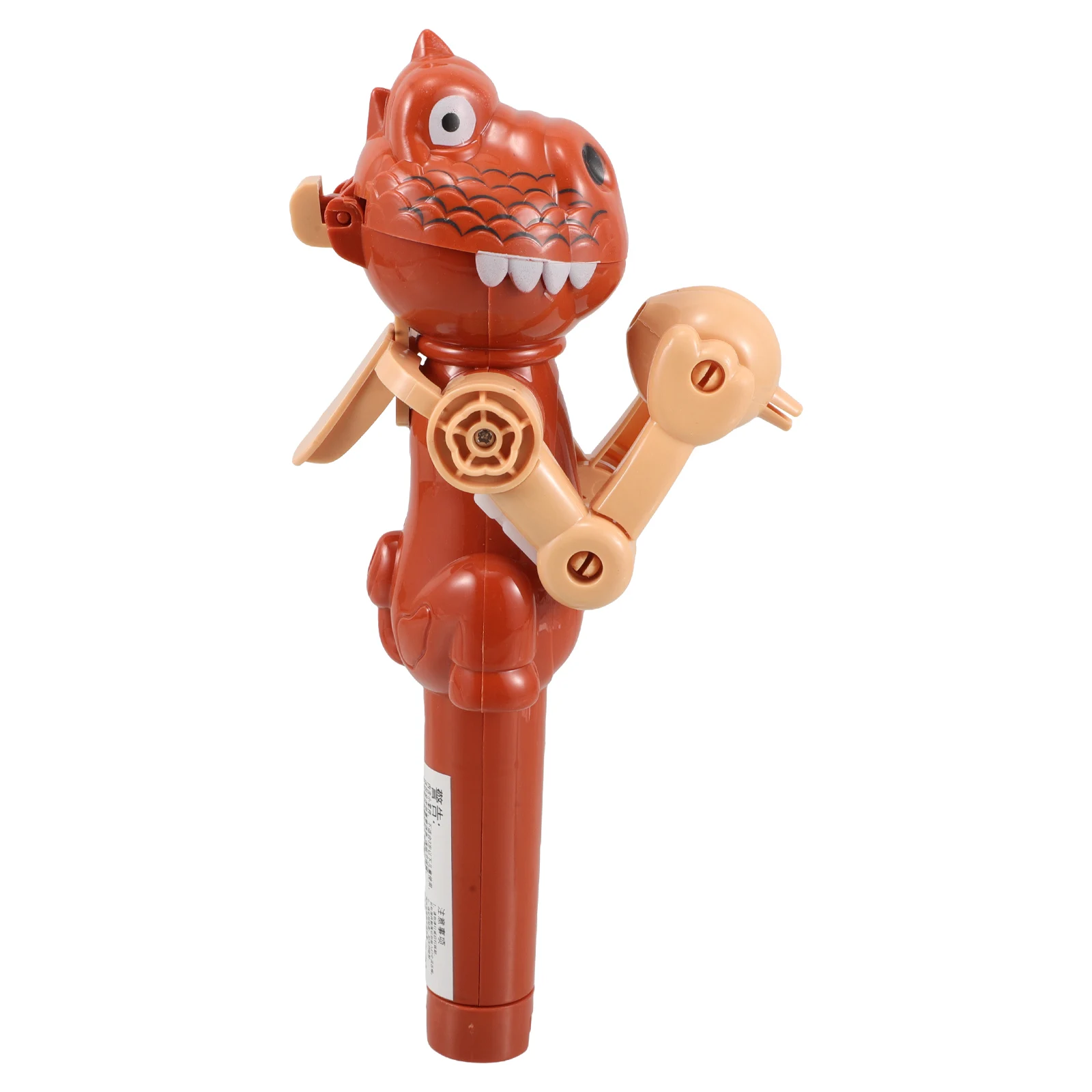 

Children's Christmas Lollipop Holder Shooting Toy Dinosaur Candy-Eating Machine Plastic Stand