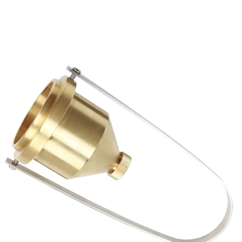 Coated No. 4 viscosity cup LND-1 paint coating testing, portable pure copper viscometer, desktop stainless steel bracket model