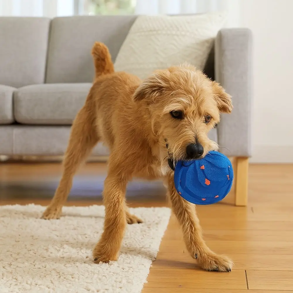 

Bite Resistant Smart Dog Toy Ball Wear Resistant Durable Automatic Moving Ball Toy with Light USB Rechargeable