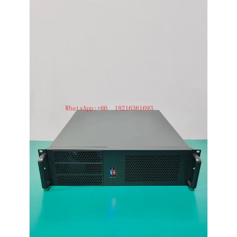 3U industrial control chassis short 400 deep rack type multi-hard disk ATX main board horizontal server