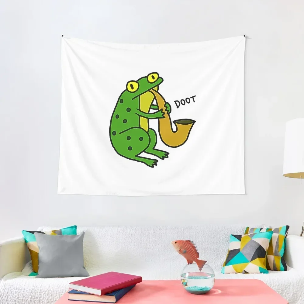 

Jazz Frog (color) T-Shirt Tapestry Wall Hanging Decor For Bedroom Decoration For Rooms Tapestry