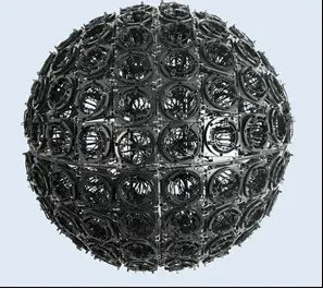 Large spherical flower pot Garden supplies Large spherical plastic flower pot