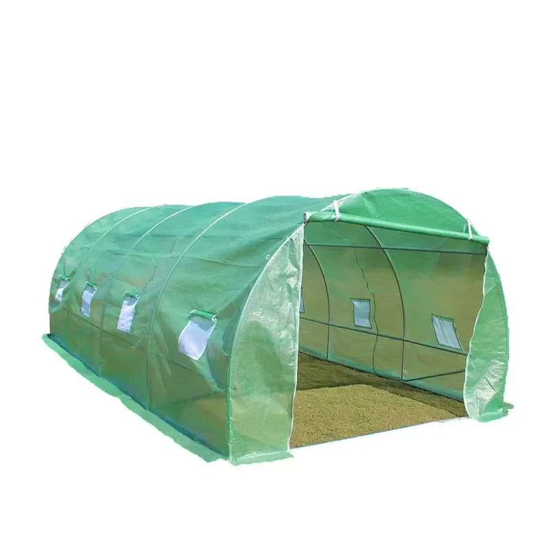 Plastic Garden Tunnel Greenhouse for Backyard Outdoor Use Easily Assembled
