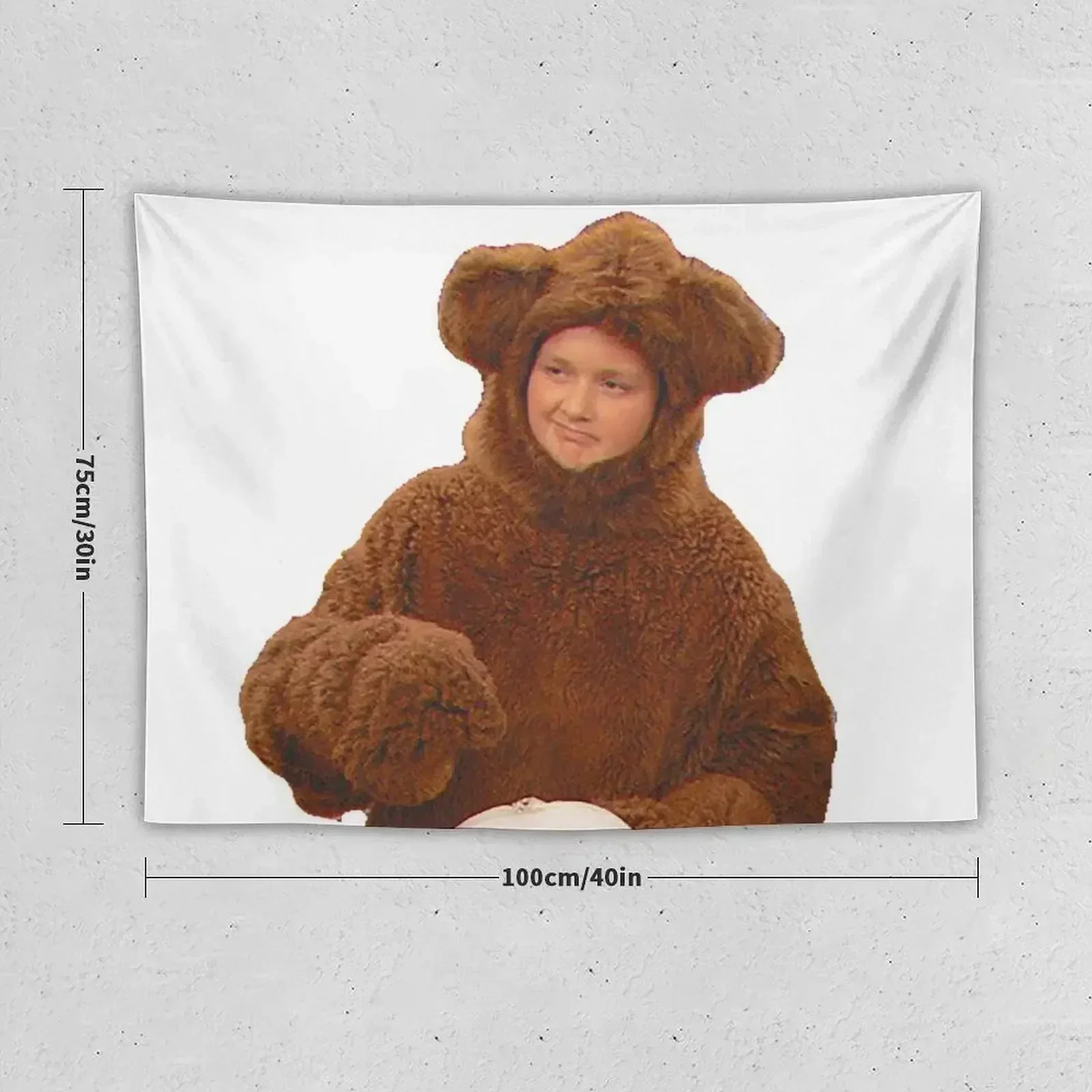 Gibby Gibson Bear Costume ICarly Funny Tapestry Room Decor Cute House Decorations Living Room Decoration Tapestry