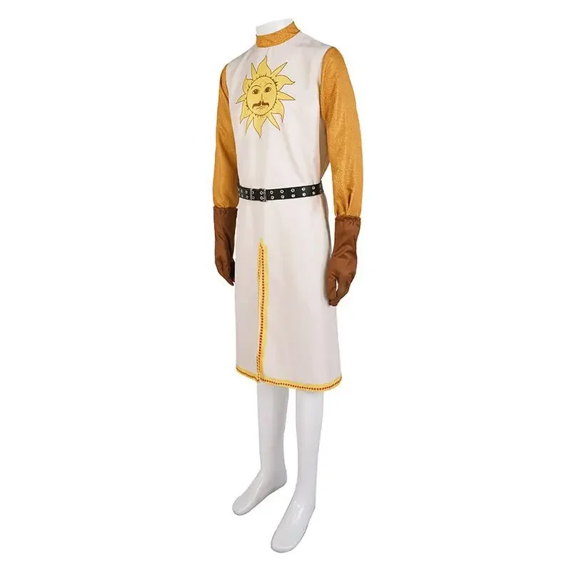 

Arthur Cosplay Anime King Costume Bodysuit Cloak Belt Set Halloween Party Jumpsuit Royal King Outfit for Men Women