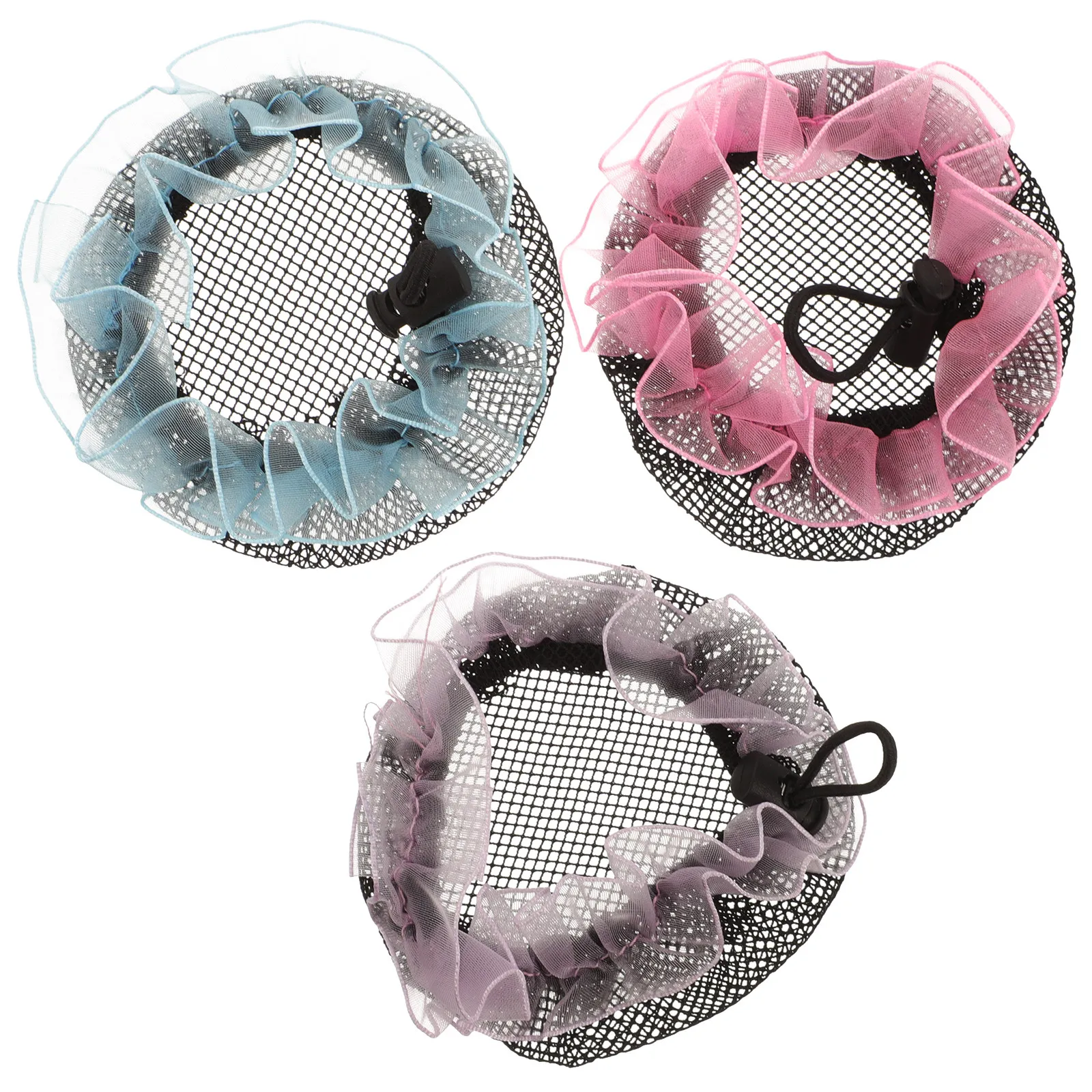 

Набор для создания балетных причесок: сетка для волос, аксессуары для танцев для детей, безопасные, легкие, удобные резинки для волос в форме цветка, универсальное применение