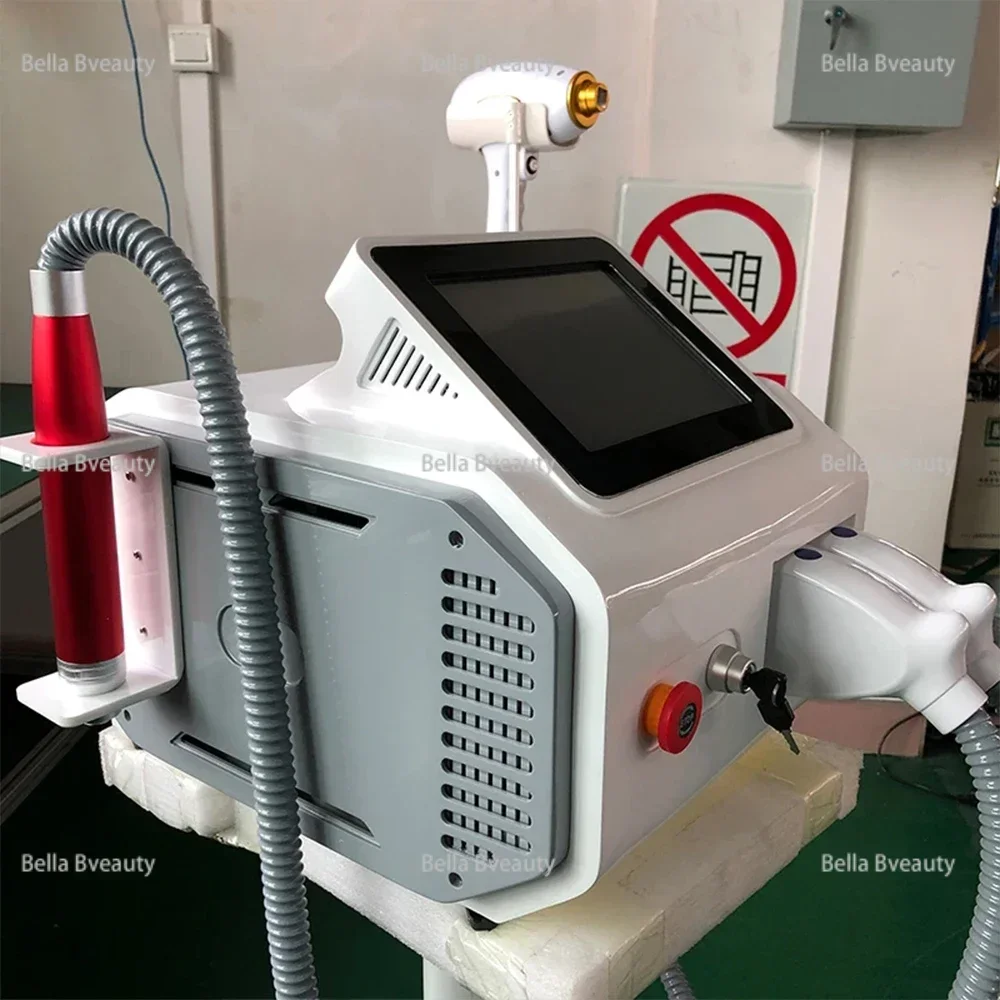 New Pico Picosecond Portable Q-Switched Nd Yag lasar 1064nm 532nm 1320nm Carbon lasar Peeling Tattoo Speckle Removal CE Machine