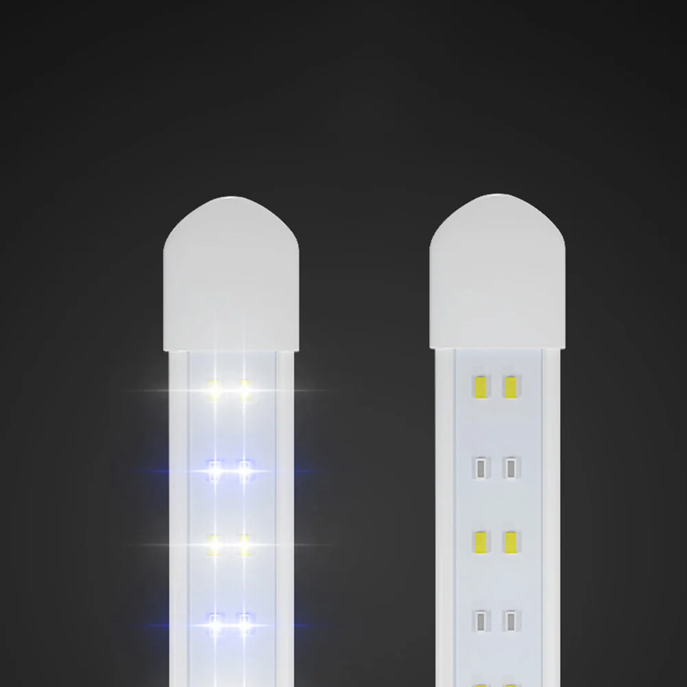 

1Pcs Aquarium Aquatic Plant Light LED Fish Tank Lamp Clip Type Waterproof Long Lifespan Strong Clamp for Thick Glass Eu Plug