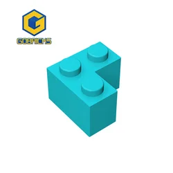 Gobricks 10Pcs Baksteen 2357 Baksteen 2X2 Hoek Compatibel Moc Bakstenen Blokken Assmble Bouwstenen Deeltje Educatief Kids speelgoed