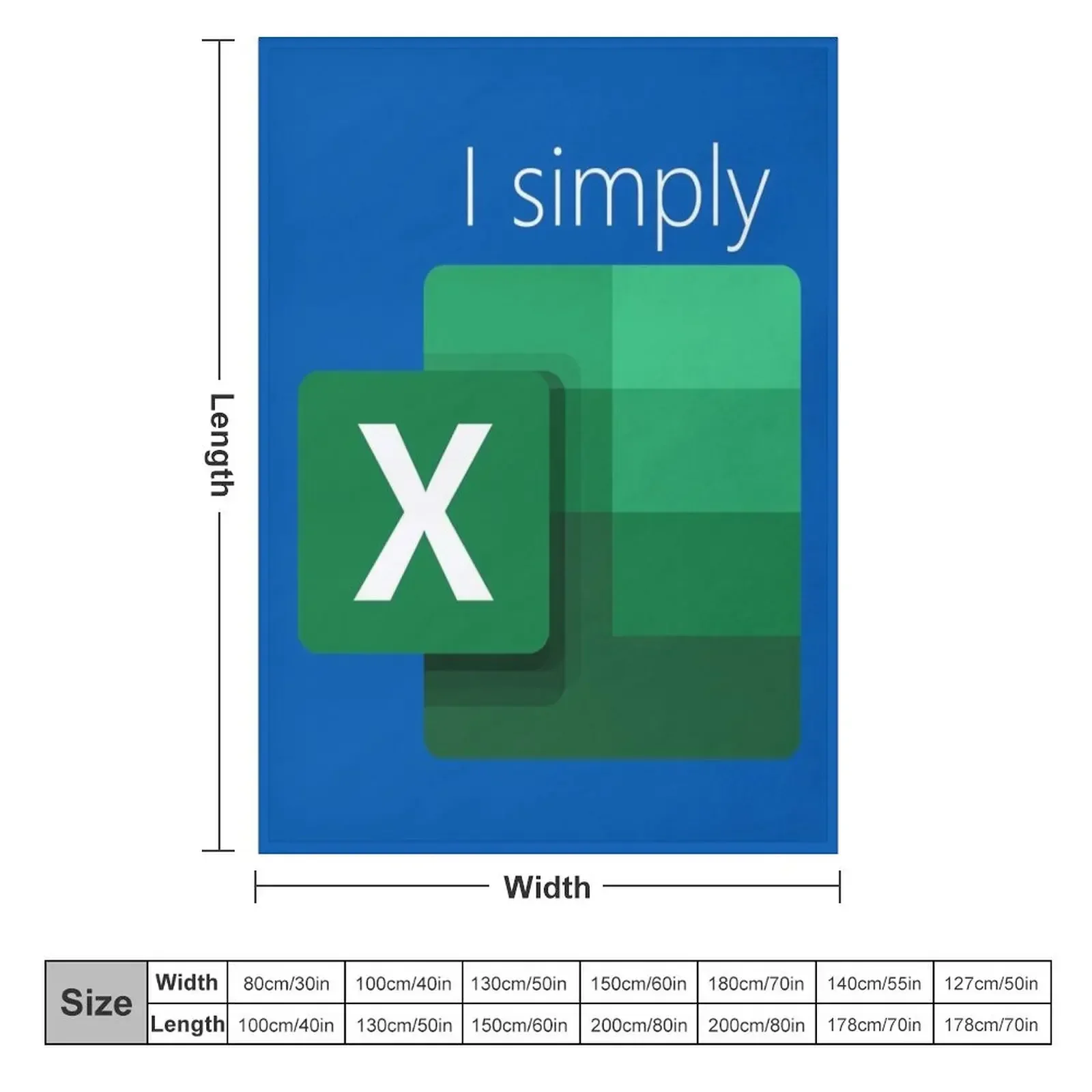 I simply Excel Throw Blanket Retros Travel Blankets