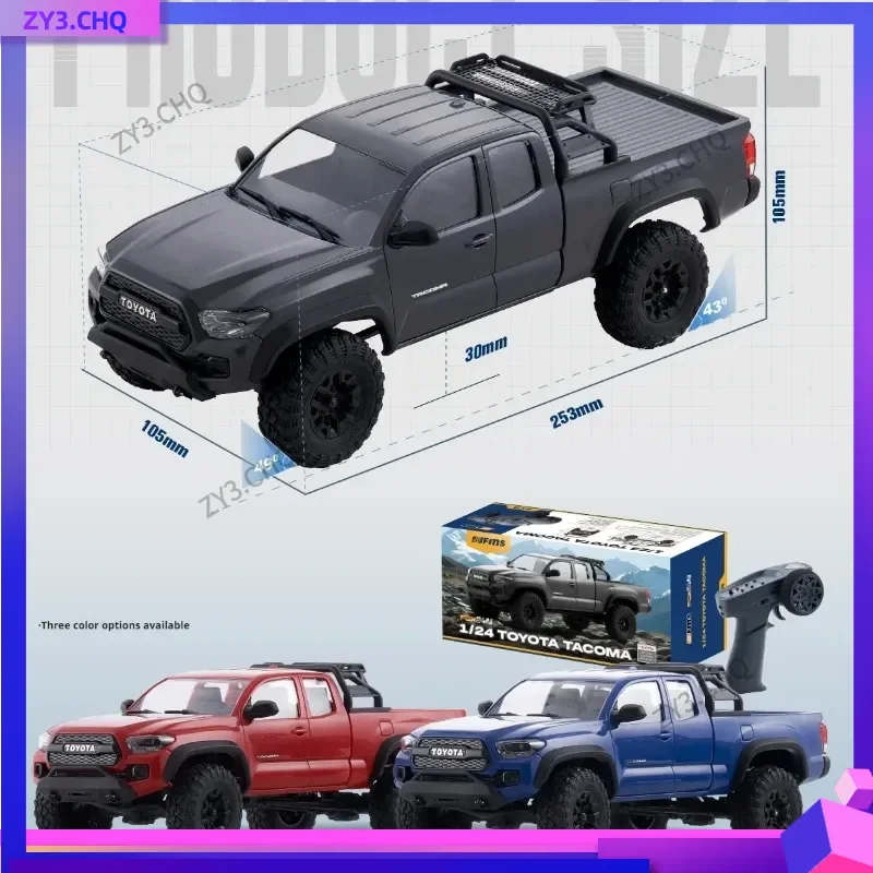 

2025 Fms Tacoma моделирование 1/24 пульт дистанционного управления альпинистский автомобиль радиоуправляемый внедорожник Fcx24m детская игрушка в подарок