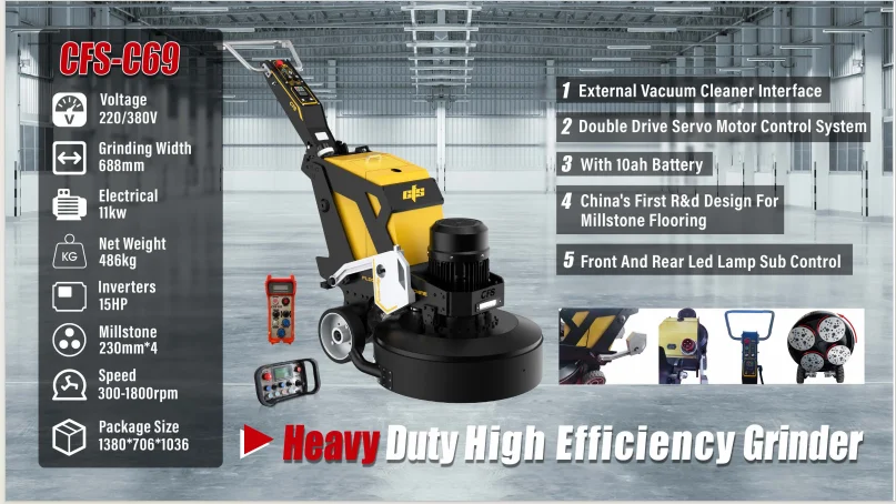 最安値 220V 25インチ コンクリート エポキシ 大理石 - Floor Grinding Machine のレビューと価格