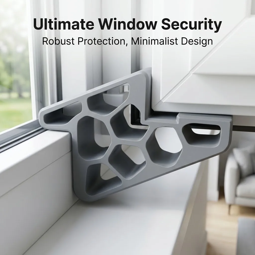 Universal Thickened Wind‑Resistant Window Lock Window Stopper Fixer Window Restrictor Window Stay