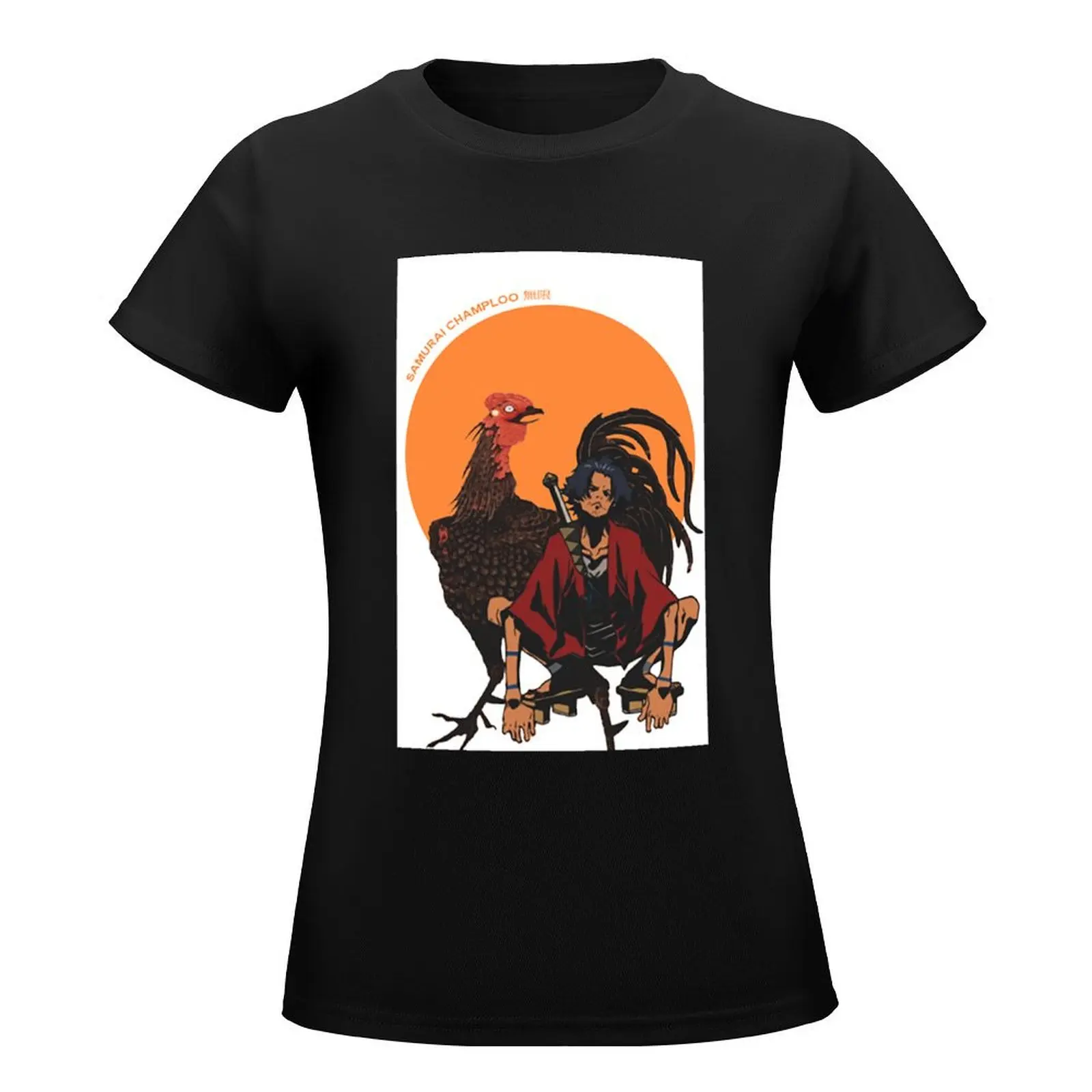 Samurai Champloo Mugen Spread T-Shirt anime clothes summer top Summer Women's clothing