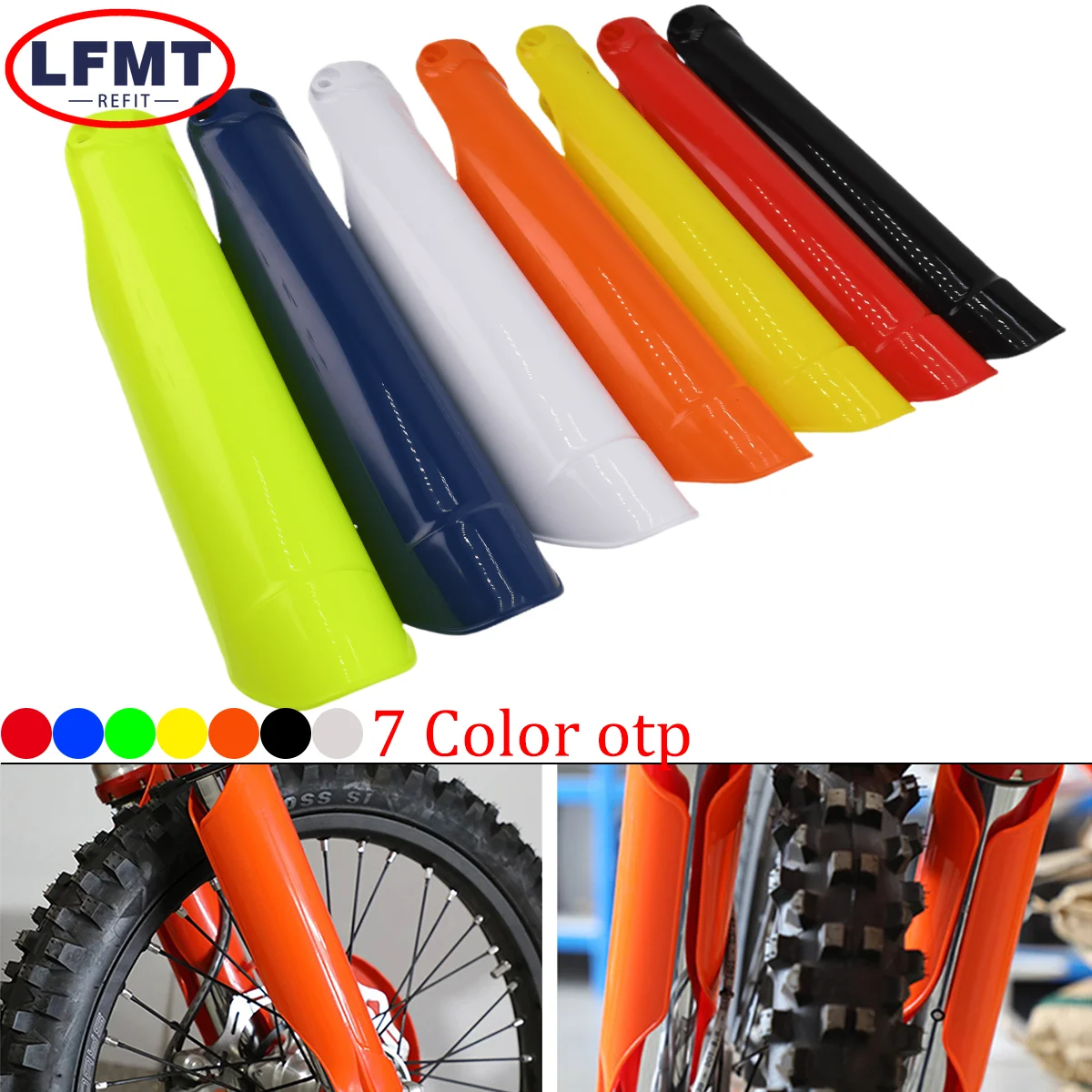 

Motocross Front Shock Protector Covers For Husqvarna FC TC FE TE FX TX 85 125 150 250 250i 300 300i 450 For KTM EXC EXCF SX SXF