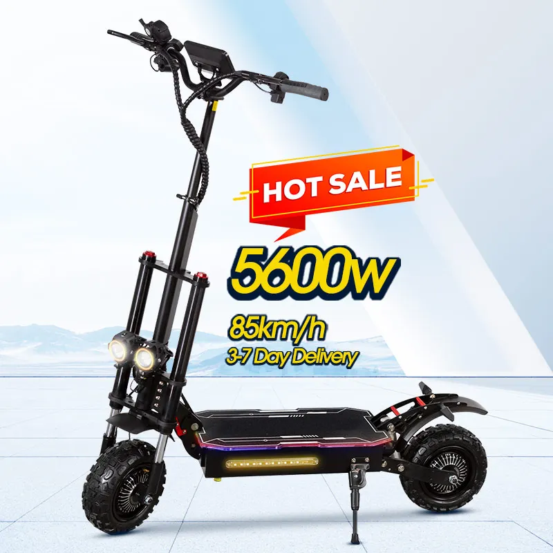 

STLF Advanced A Warehouse 5600w Dual Motor Screen Fast Speed Scooters 38ah Battery Long Range Off