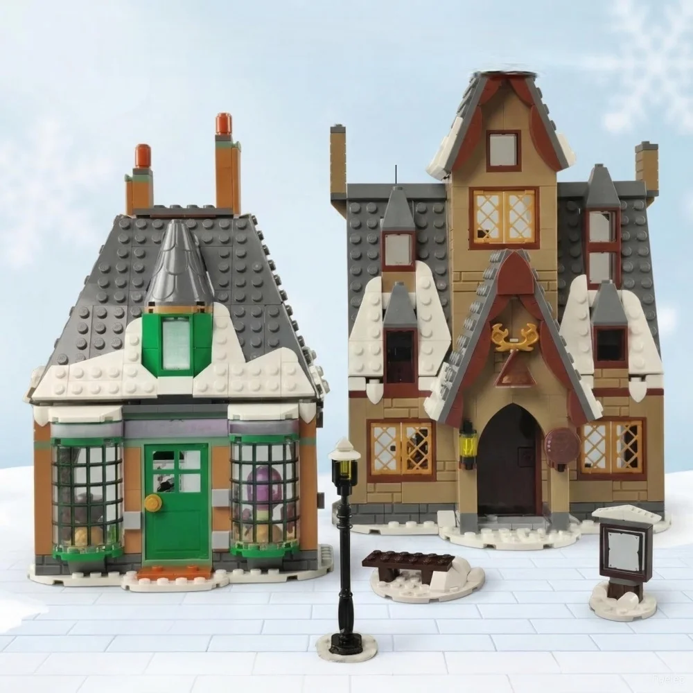 

Набор для сборки «Волшебная деревня» из 885 деталей: строительные блоки «Городской пейзаж» для детей, подарок на день рождения