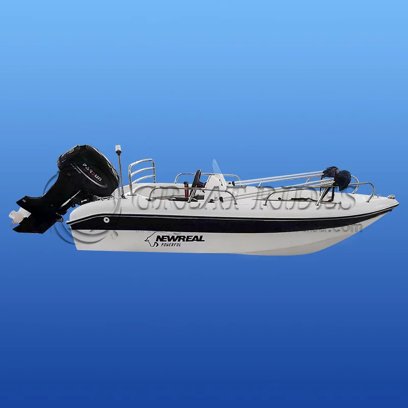Hot Selling 12ft/3.6m Fiberglass  Speed Boat 4 Persons Fishing Yacht With Electric Water Pump
