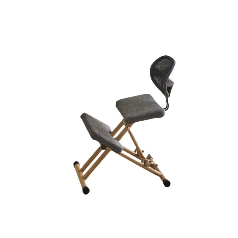 Adult learning lift adjustment, homework correction sitting posture, primary school student backrest stool kneeling chair