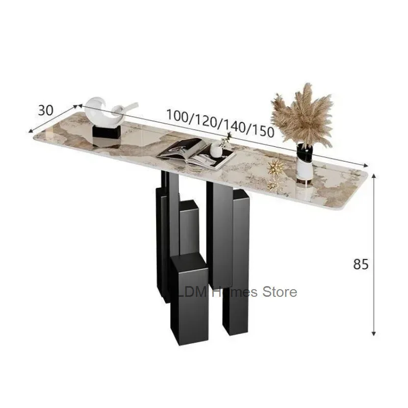 Luxury Design Console Tables for Living Room Corner Table Modern Entrance Table Nordic Hallway Furniture Home Decoration image 6
