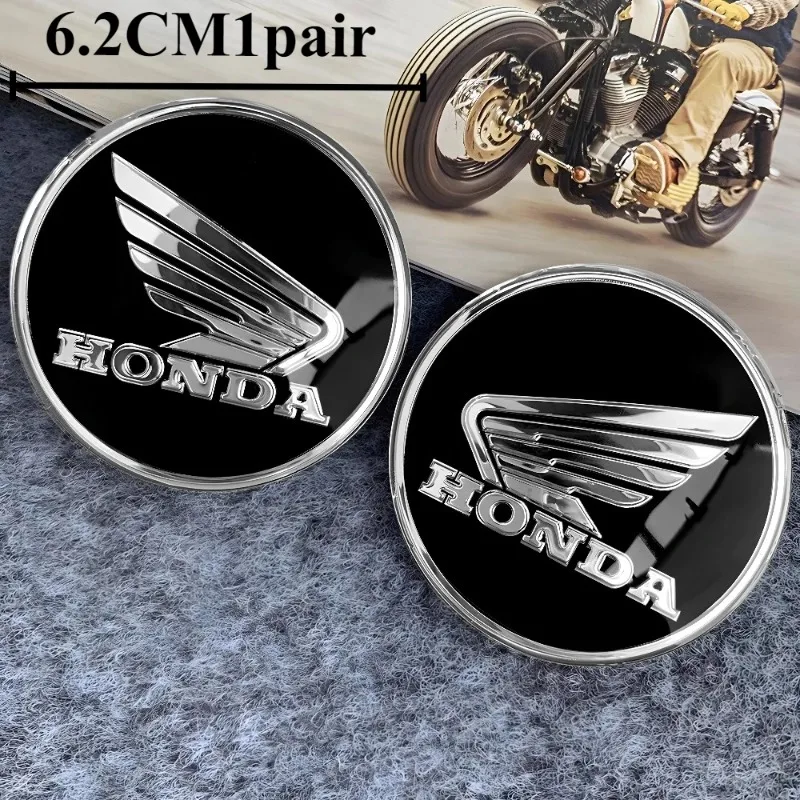 

Honda 3D Motorcycle Stickers 2PCS Round Decal for CRF CB CR XR CRM CBR 125R
