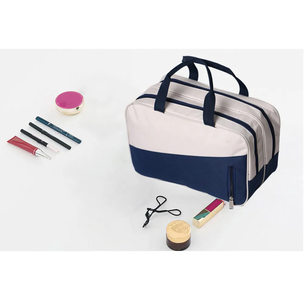 

Водонепроницаемая спортивная сумка из ткани Оксфорд, большая вместимость, с разделением на сухое и влажное отделение, для плавания, темно-синяя, кремово-белая, сумка-тоут для спортзала, для школьных наборов и путешествий