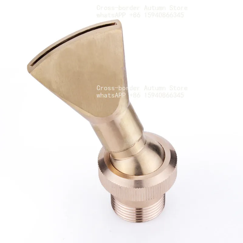 Adjustable fan nozzle courtyard rockery landscape fountain gardening pool flat bill duck bill nozzle