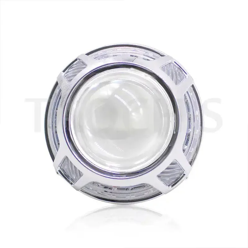 

3 Inch Bi LED Projector Lens Decorative Cover Angel Demon Eyes for Panamera DRL Light 12V 3000K 6000K