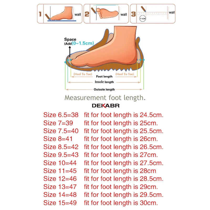 DEKABR Large Size 49 Men Loafers Soft Moccasins High Quality Spring Autumn Genuine Leather Shoes Men Warm Flats Driving Shoes