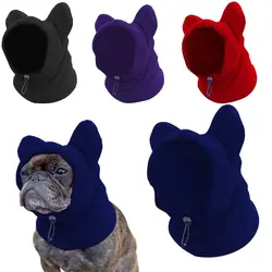 Soft Dog's Fleece Bat Hat Warm Pet Headwear Dog Warmer Ears Hoodie Caps Pet Supplies Pet Headgear French Dogs Winter Hats