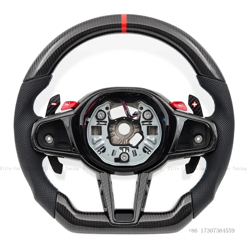 

Carbon Fiber M Sport Steering Wheel Fit For BMW G01 G05 G20 G21 G80 G81 G22 G23 G26 G30 G32 G87 F40 F44 X3 X5 X6 Car Accessories