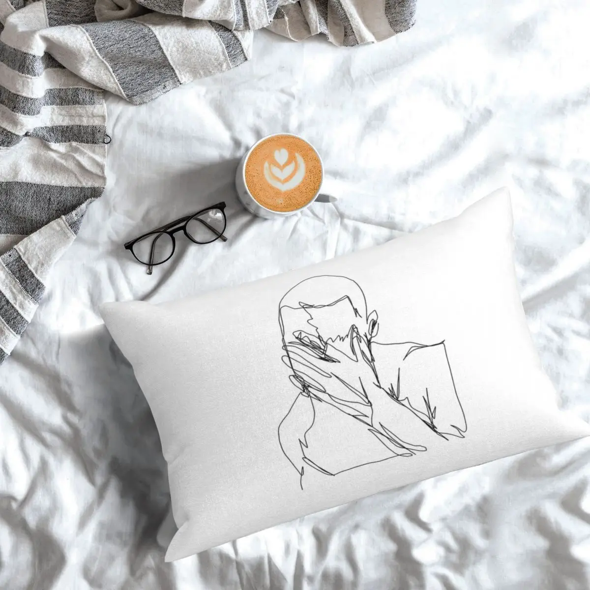 Frank Ocean Blonde Rectangle Pillowcase Cushion Cover Decor Bedroom Bed Home Comfort Throw Pillow