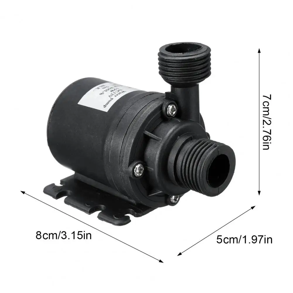 المباشر الحالي 12 فولت مضخة مياه فرش محرك مغناطيسي مضخة مياه غاطسة 800L/H 5 متر مضخة مياه فائقة الهدوء لخزان الأسماك #4