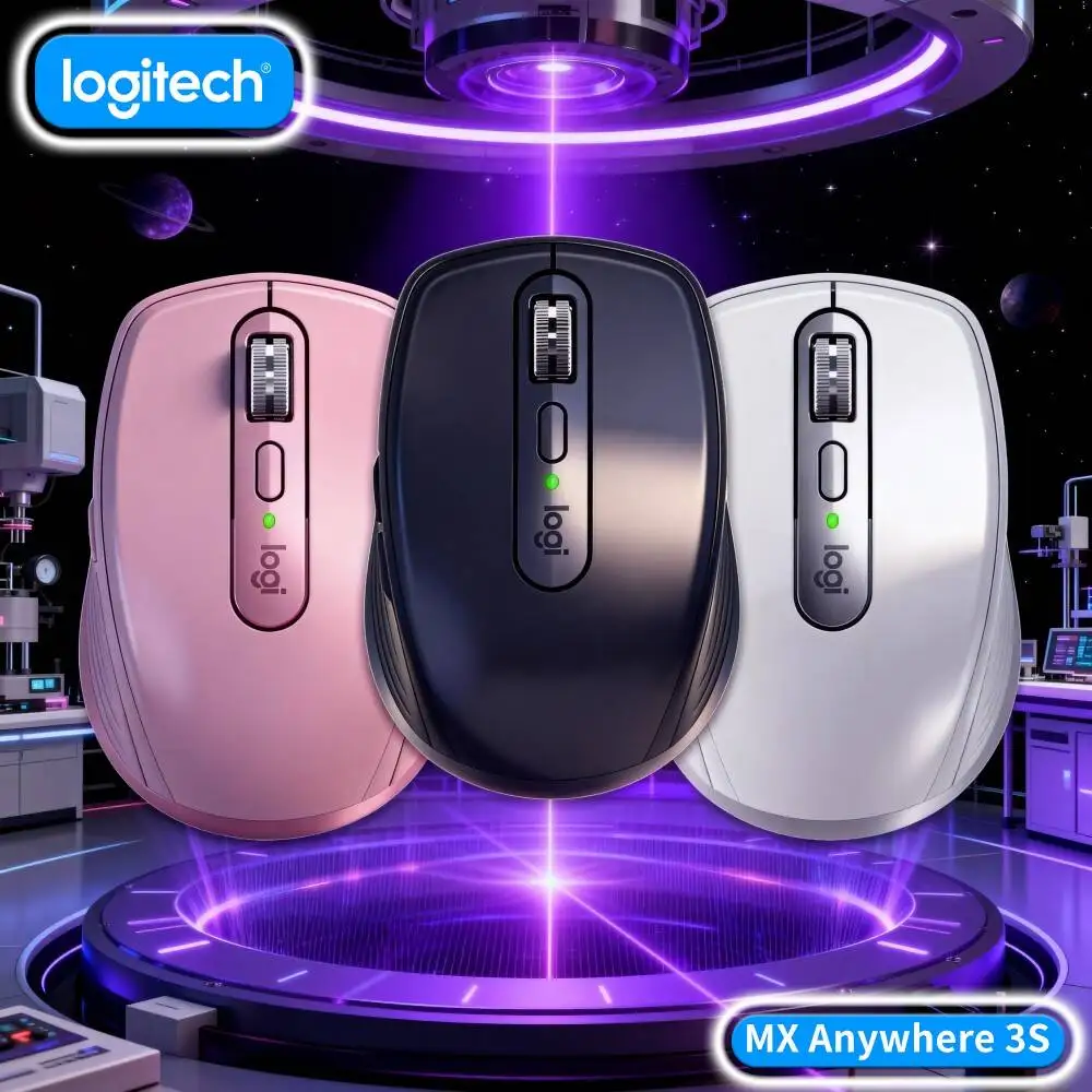 Productivity MX Anywhere 3S - 8K DPI, MagSpeed Wheel, 3-Device Connect, Perfect for Jewelry Marketing Plan & Daily Task