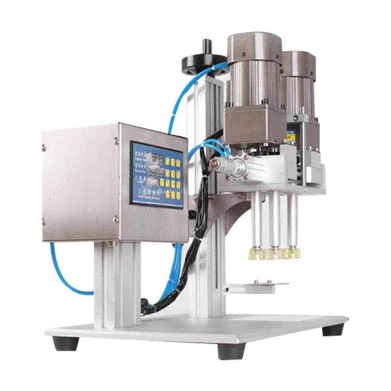 Nouvelle grande Machine de capsulage semi-automatique commerciale Machine de capsulage d'ornyrique Machine de pulvérisation de bouchon de vissage d'eau minérale