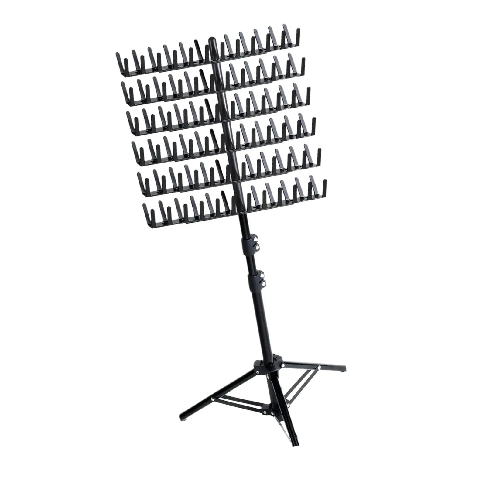 Portable Adjustable Hair Braiding Rack Double Sided Holder for Professional Braiders Salon and Home