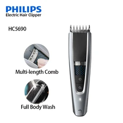 Philips Hairclipper HC3688 HC5690 Electric Hair Clipper Cutter Head Washable Household Electric Hair Clippers Length Adjustable