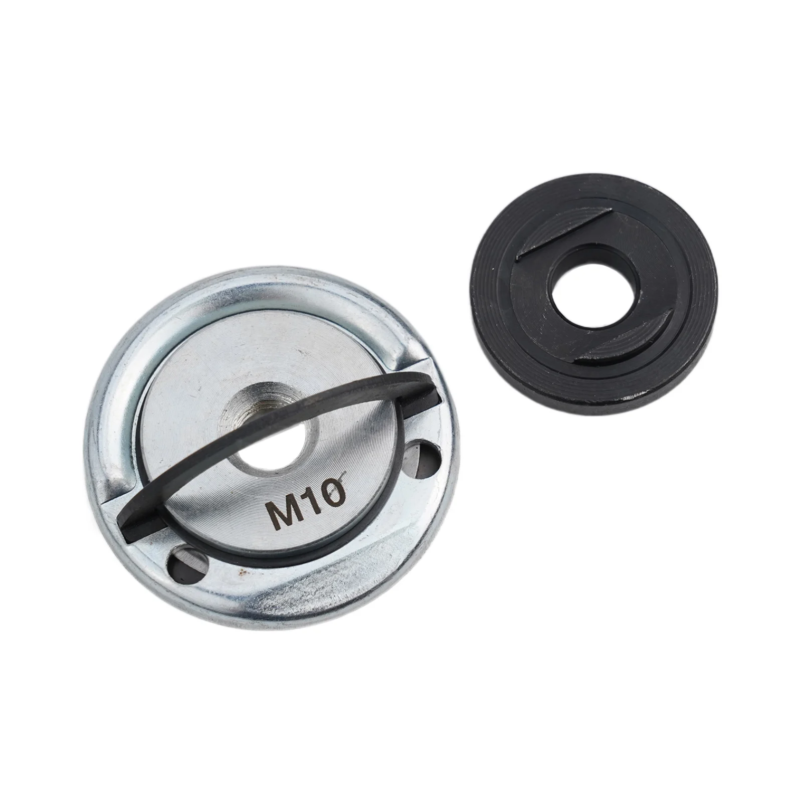 1set Flange Nut  M10 Quick Release Self-Locking Grinder Pressing Plate Flange Nut Power Chuck Set Metal Power Tools Accessories