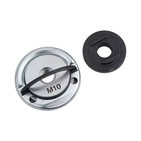 1set Flange Nut M10 Quick Release Self-Locking Grinder Pressing Plate Flange Nut Power Chuck Set Metal Power Tools Accessories