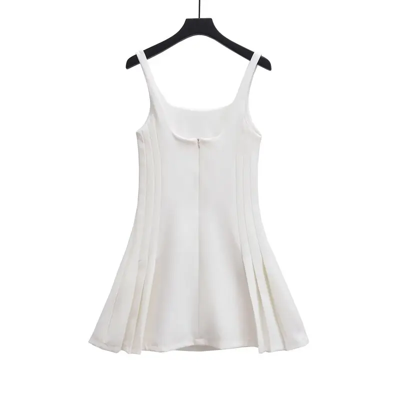 Primavera 2024 Cinturino slim fit da donna Dr Vest Dr Ele Sle No Sve Altro materiale 00% Abito casual