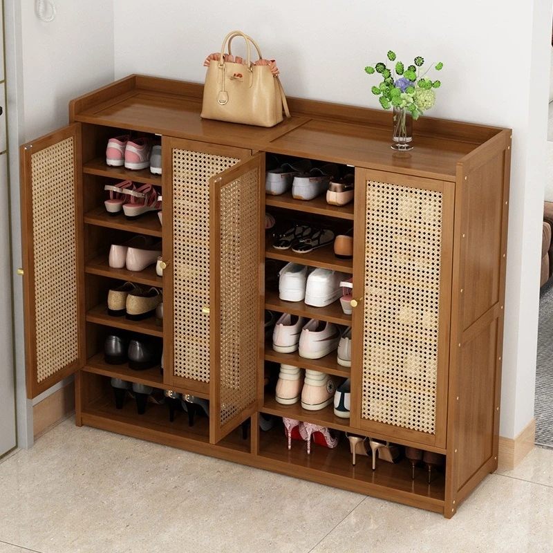 Shoe cabinet Household foyer entrance Outer shoe rack Multi-layer simple shelf Dormitory rental room storage