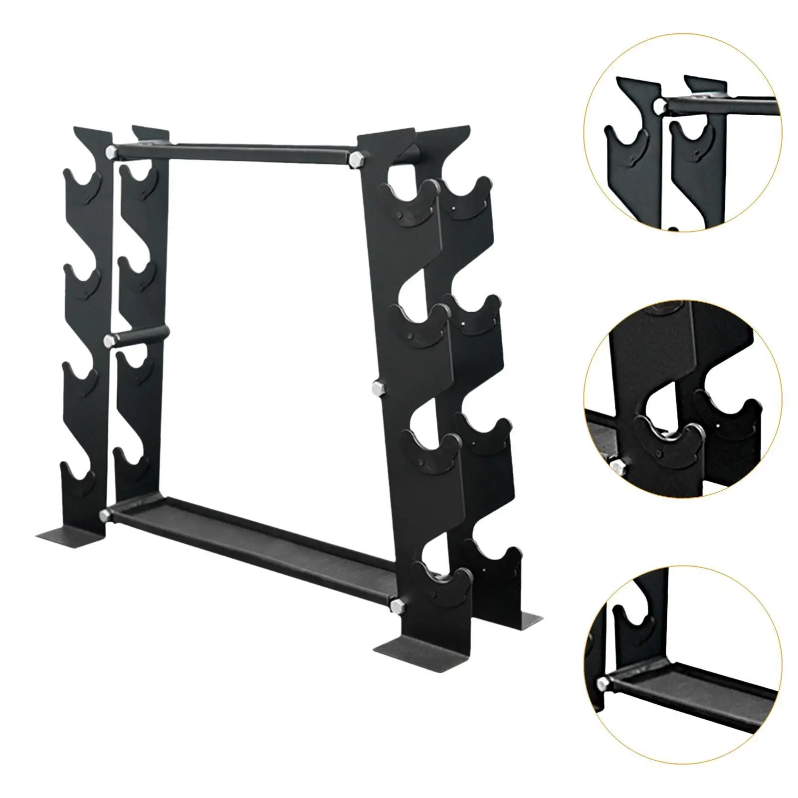 Dumbbell Weight Rack High Load Bearing Heavy Duty Sturdy Space Saving Practical