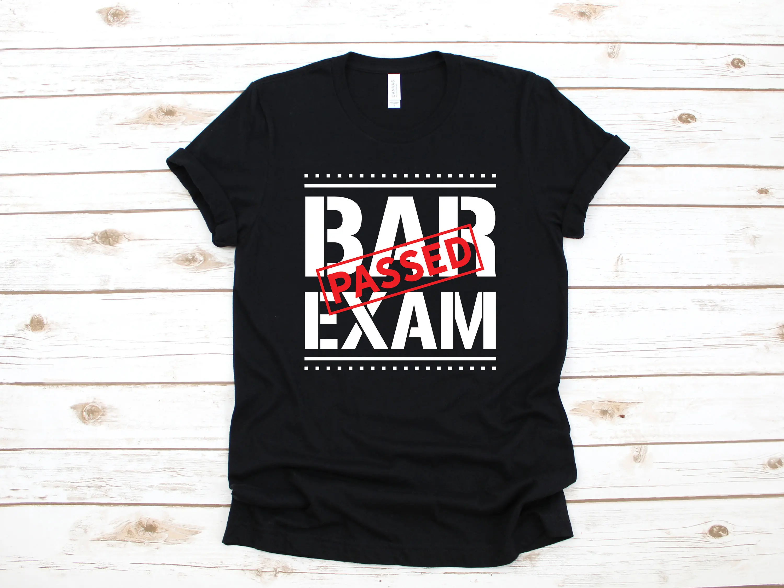 Passed Bar Exam T Shirt New Lawyer Funny Law Student Long Sleeve SweaT