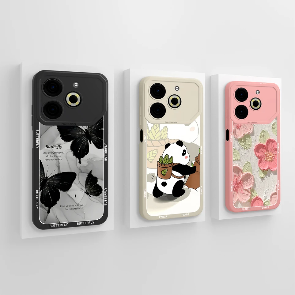 Dla Tecno Pova Neo 3 Etui Pova6 Neo Coques Popularna Cherry Ochronna Miękka Silikonowa Powłoka Dla Pova Neo3 Etui 6Neo Funda Carcas