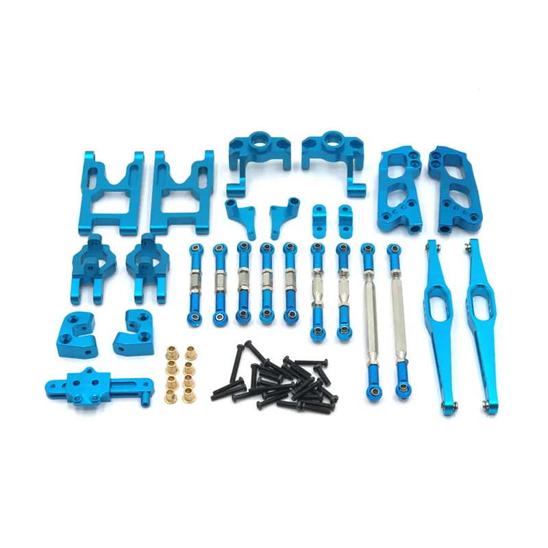 For Wltoys 1/12 12423 12427 12428 Flyover RC car accessories Metal upgrade Set of 10 Suit Upgrades Parts Accessories