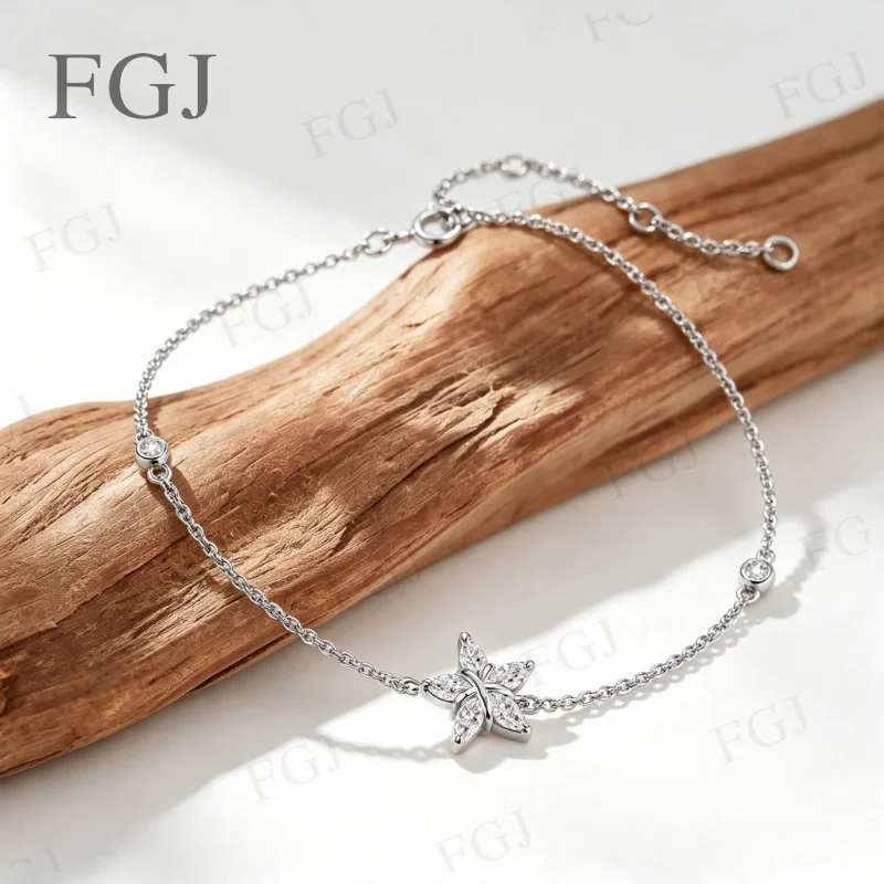D-Farbe VVS1 Marquise-Schliff Moissanit-Diamant-Armband für Frauen Geburtstagsgeschenk 925 Sterling Silber Armreif Jubiläums-Schmuck – Detail 4