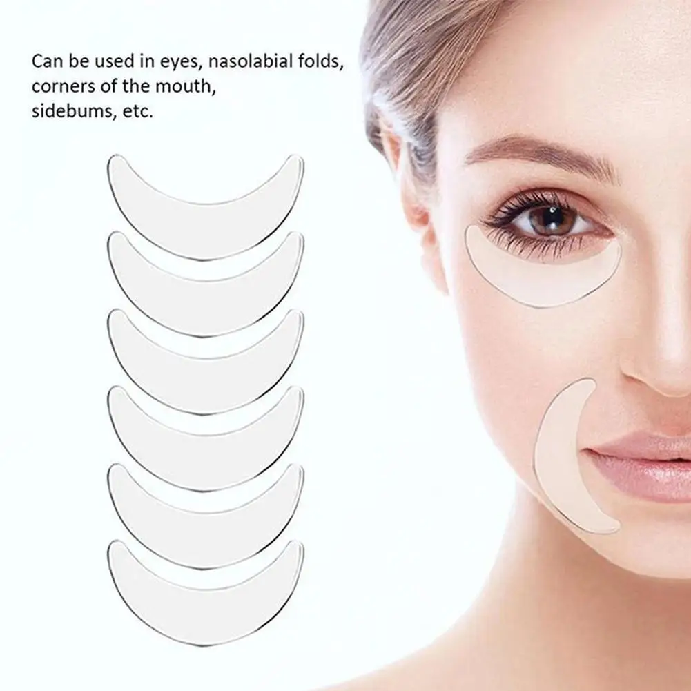 Silicone Face Pad Patch For Wrinkle Removal Forehead Eye Neck Reusable Skin Lifting Smooth Out Fine Lines Sticker Set 2/11/16pcs