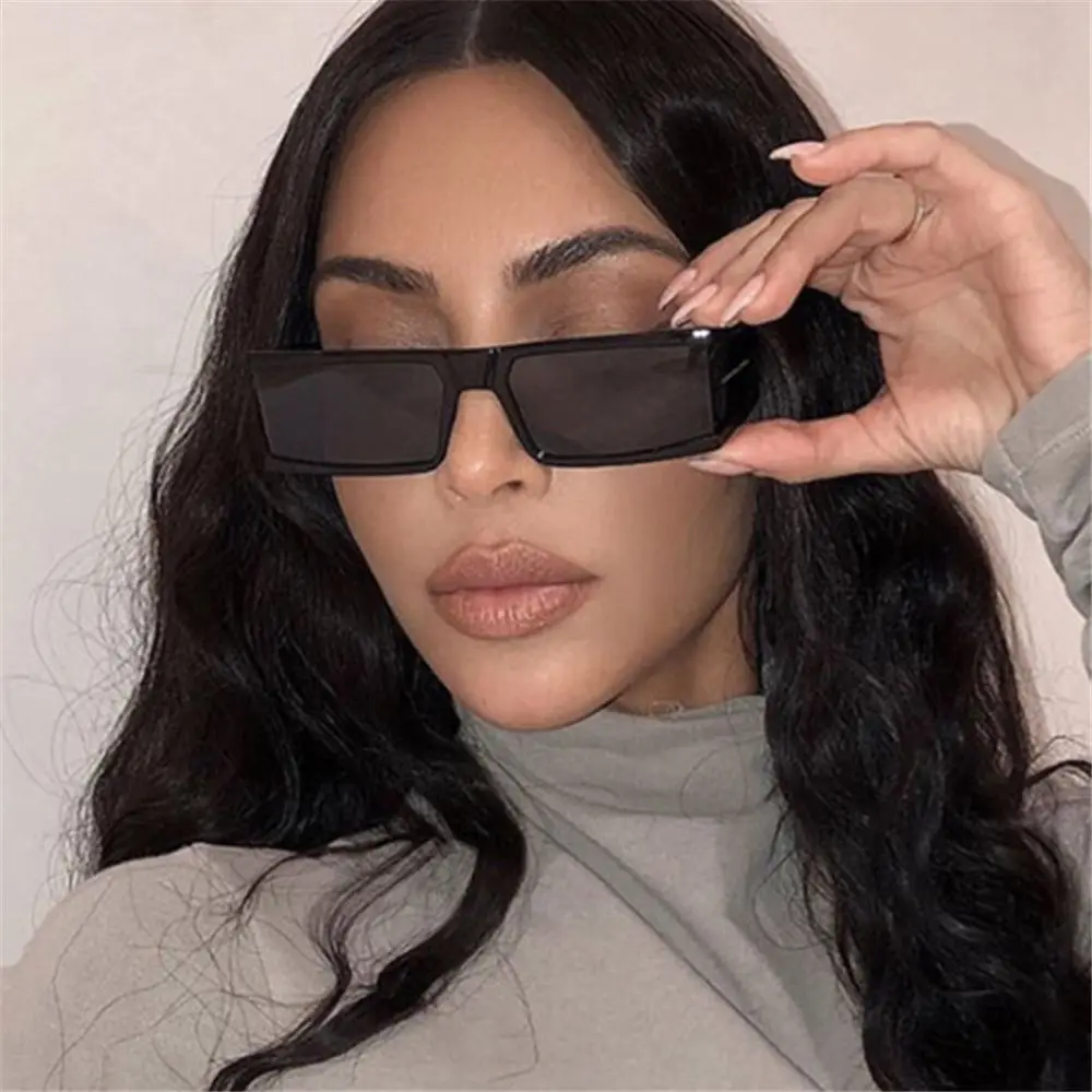 UV400 Sun Glasses Shades Sunglasses for Women Small Sunglasses Rectangle Brand Designer