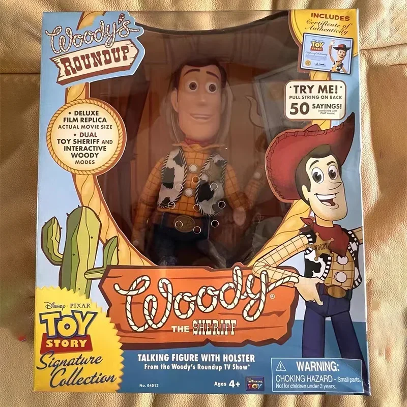 Disney Toy Story 4 Talking Woody Action Figures Anime Decoration Collection Figurine Toy Model Figure